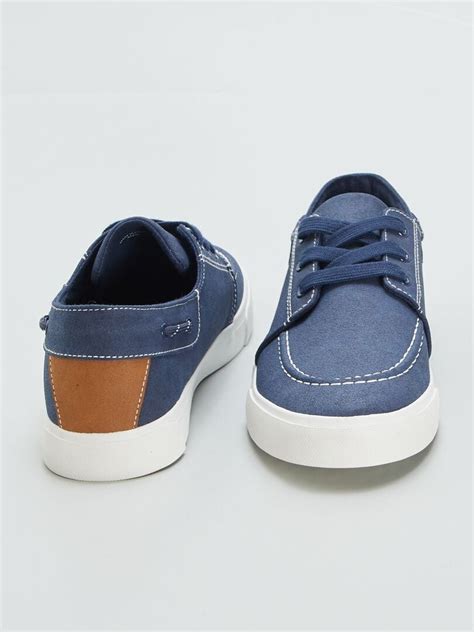 Chaussures Bateau Lacets Bleu Kiabi