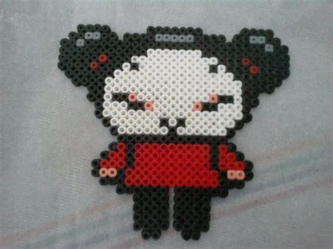 Pucca Hama Beads By P 7 Abalorios Hama Buhos Punto De Cruz Hama