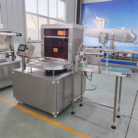 Rotary Type Modified Atmosphere Packaging Machine Tray Sealer Map400