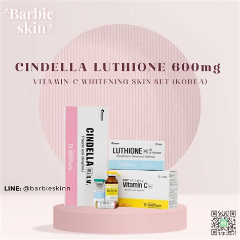 Cindella Set Glutathione Mg Barbie Skin