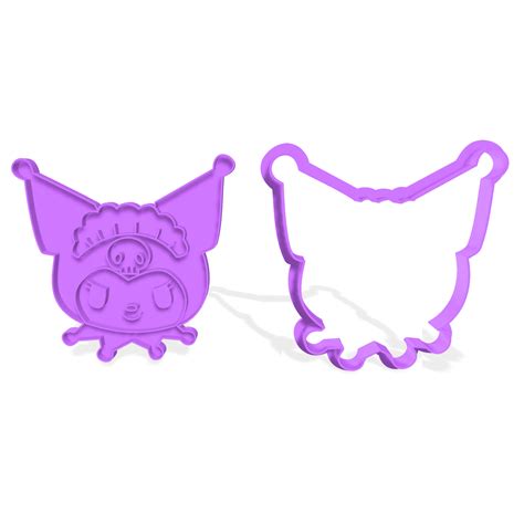 Archivo Stl Kuromi Cortantesello Cookie Cutter Sanrio 🍪 ・plan Imprimible En 3d Para Descargar・cults