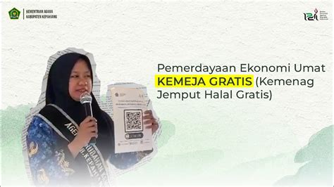 KEMEJA KEMENAG JEMPUT HALAL GRATIS II Manfaat Label Halal Bagi