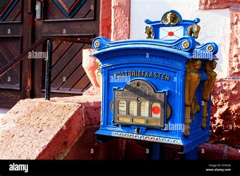 Historical Postal Letter Box Stock Photo Alamy