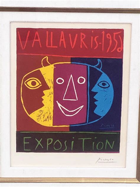 Sold Price Signed Picasso Vallauris Expo 1956 Lithograph November 6 0121 1000 Am Mst