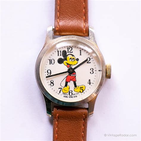 Vintage Collectible Mickey Mouse Watch | Disney Mechanical Watch ...