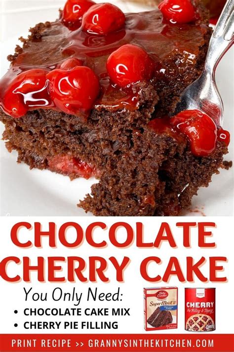 Easy Cherry Chocolate Cake Recipe Easy Bundt Cake Easy Bundt Cake Recipes Chocolate Bundt Cake