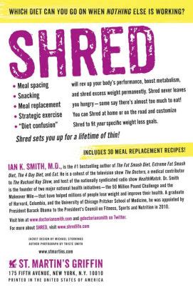 Shred: The Revolutionary Diet: 6 Weeks 4 Inches 2 Sizes by Ian K. Smith, Paperback | Barnes & Noble®