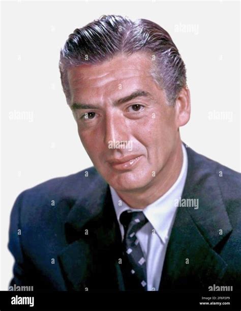 Victor Mature 1913 1999 American Film Actor About 1960 Stock Photo