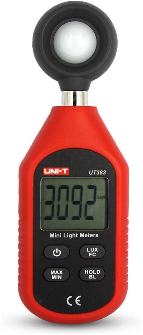 UNI T UT383 Mini Digital Medidor de luz 200 000 LUX Luxómetro