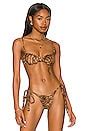 Indah Amber Bikini Top In Tiger REVOLVE