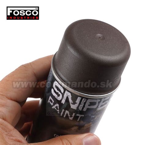 SNIPER farba v spreji RAL 8027 hnedá 150ml FOSCO Industries Commando sk