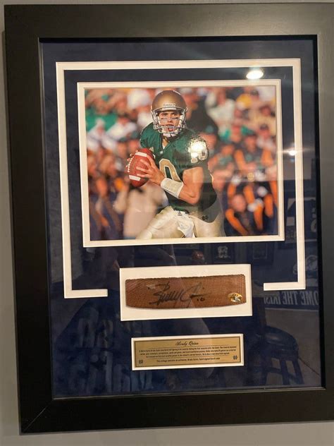 Brady Quinn Football Memorabilia Notre Dame Football Fighting Irish