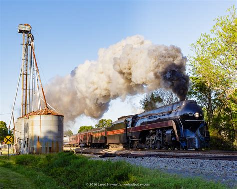 Nandw Class J 611 Steam Locomotive Traveling Through North Carolina [aic] [oc][1920x1536