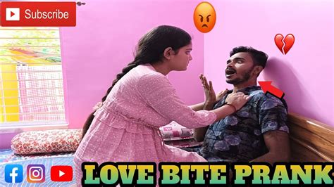 Love Bite Prank On Wife 😰।। পুচকির সাথে আমি এটা কি করলাম 😱।। Full 😡