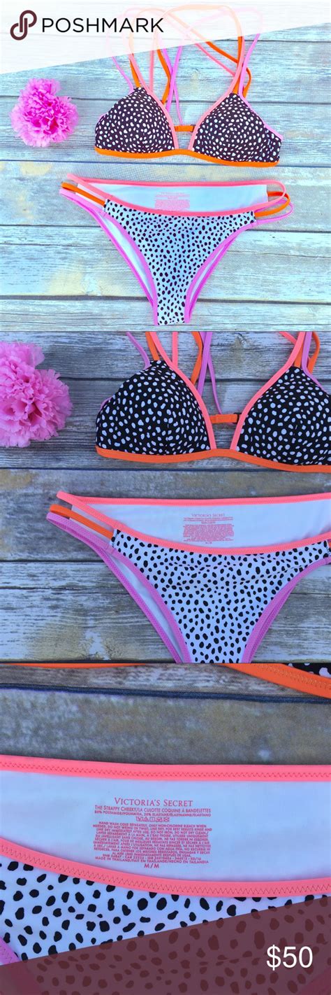 Victoria Secret Strappy Polka Dot Bikini Polka Dot Bikini Bikinis