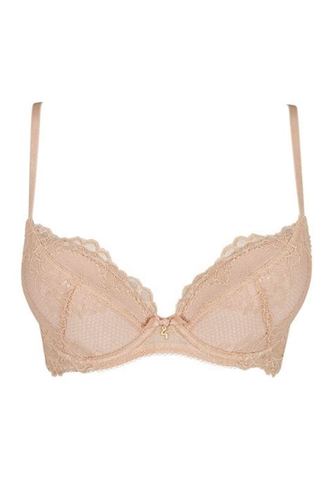 Gossard Superboost Lace Plunge Bra Nude