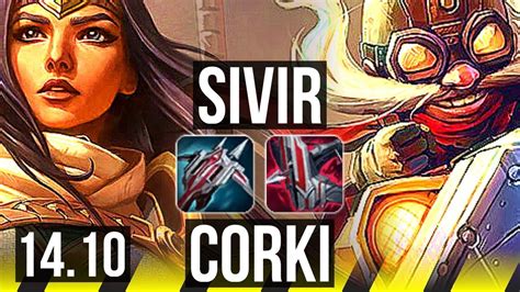 Sivir Zyra Vs Corki Nautilus Adc Legendary Kr Master