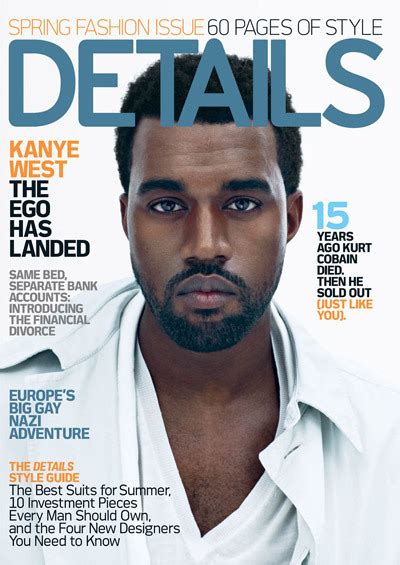 Kanye West Interview With Details Magazine Cover Hiphop N More