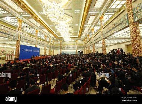 Peking M Rz Xinhua Eine Pressekonferenz Des