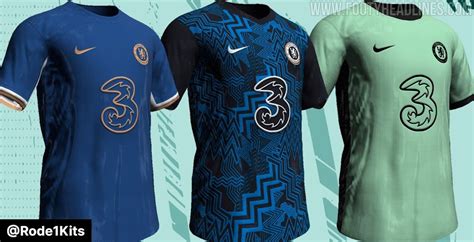 Chelsea 2023 24 Home Away And Third Kits Football Today 56 Off