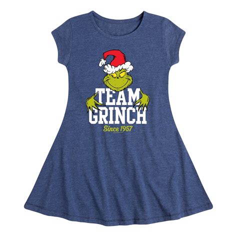 Dr Seuss The Grinch Christmas Team Grinch Toddler And Youth Girls