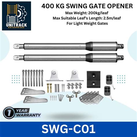 Swing Gate Opener Unitrack Electric Fences Philippines