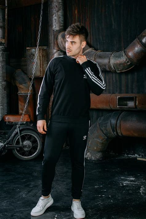 Купить Мужской Свитшот Adidas в Черном Цвете | Черная Кофта Адидас с ...