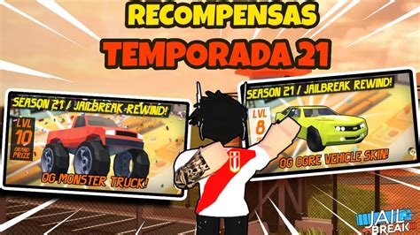 Recompensas De La Temporada En Jailbreak Roblox Youtube