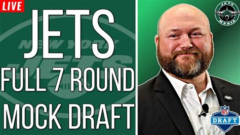 New York Jets Full 7 Round Mock Draft Youtube