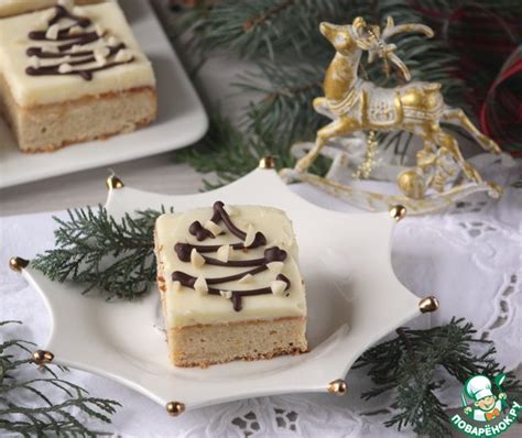 Пряные имбирные квадратики – кулинарный рецепт