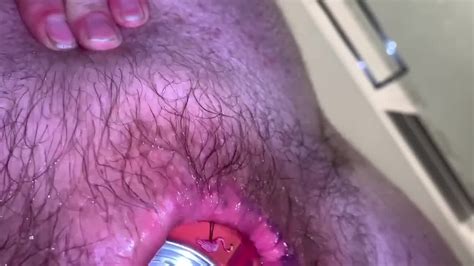 12oz And 16oz Beer Cans In Woolly Bbw’s Engorged Ass Hole