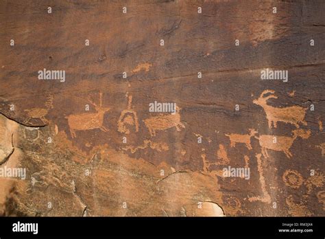 Anasazi Petroglyphs Usa Utah Rock Hi Res Stock Photography And Images