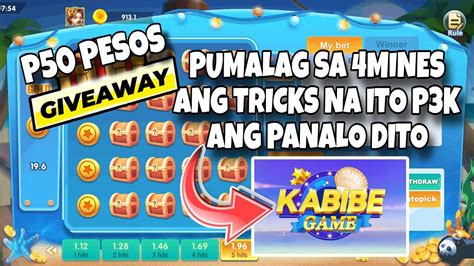 KABIBE GAME PUMALAG SA 4MINES ANG TRICKS NA ITO P3K ANG PANALO DITO