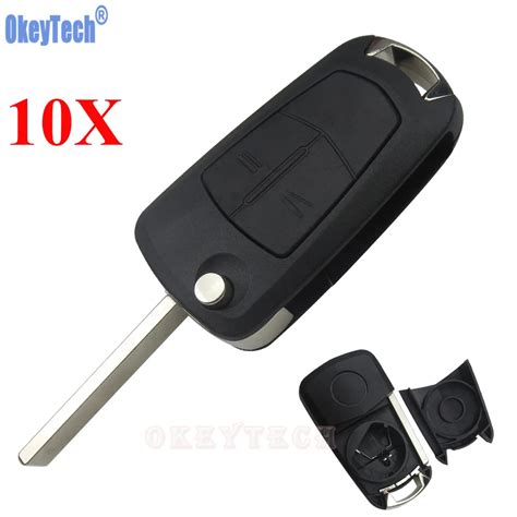 Okeytech Pcs Lot Buttons Flip Remote Car Key Cover Fob Case Shell