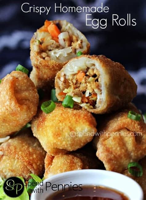 Crispy Homemade Egg Roll Recipe