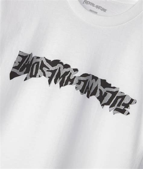 Fucking Awesome Cut Out Logo T Shirt En Color Blanco Svd