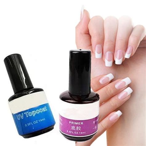 Kit Manicure Primer Acido Base Top Coat Unha Gel Acrigel Acrilico