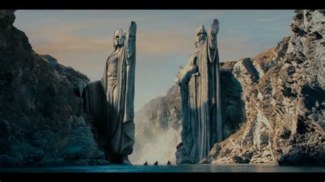 The Fellowship Of The Ring The Gates Of Argonath Scene 1080p HD