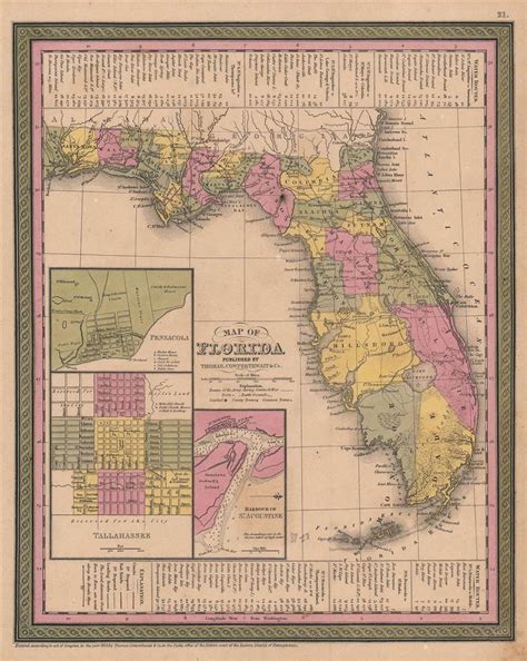 Map Of Florida Geographicus Rare Antique Maps