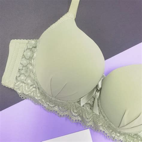 Bra Set Women Cup A Wired Bra Lingerie Baju Dalam Wanita Berdawai Shopee Malaysia