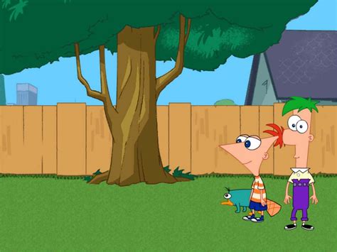 Phineas And Ferb Backyard Tree