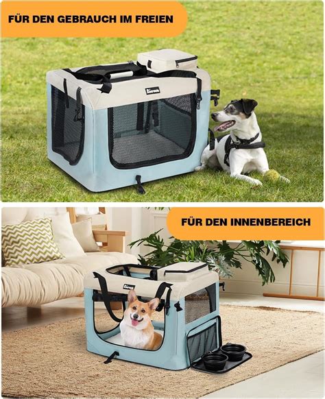 Hundetransportbox Hundebox Hundetasche Katzenbox Autotransportbox M XL