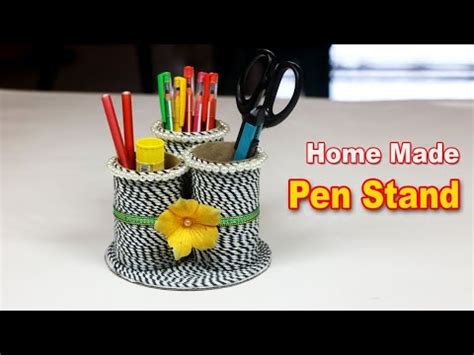 DIY Pen Stand Pen Stand From Waste Materials Waste Materials Reuse Idea