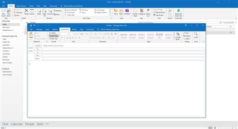 How To Send A Plain Text Message In Outlook