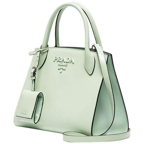 Prada Mint Green Leather Satchel Bag At 1stdibs Prada Mint Green Bag Mint Green Prada Bag