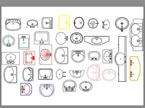 Lavabo dans AutoCAD Téléchargement CAD gratuit 118 07 KB Bibliocad