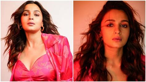 Loved Alia Bhatts Pregnancy Look In Hot Pink Mini Dress And Trench Coat For Brahmastra