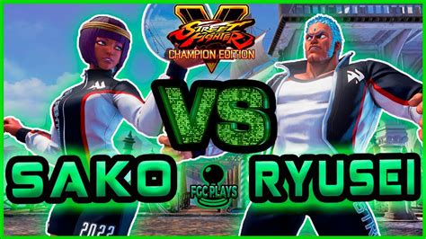 Sfv Ce Sako Menat Vs Ryusei Urien Battle Lounge Street Fighter