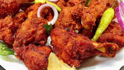 Crispy And Juicy Chicken Fry Restaurant Style Crispy Chicken Fry Fried Chicken Recipe Azeen