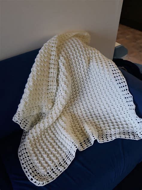 Ravelry Crystal Waves Baby Blanket Pattern By Lynley F